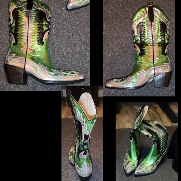 Azalea Wang Way western boots - Picture 1 of 4